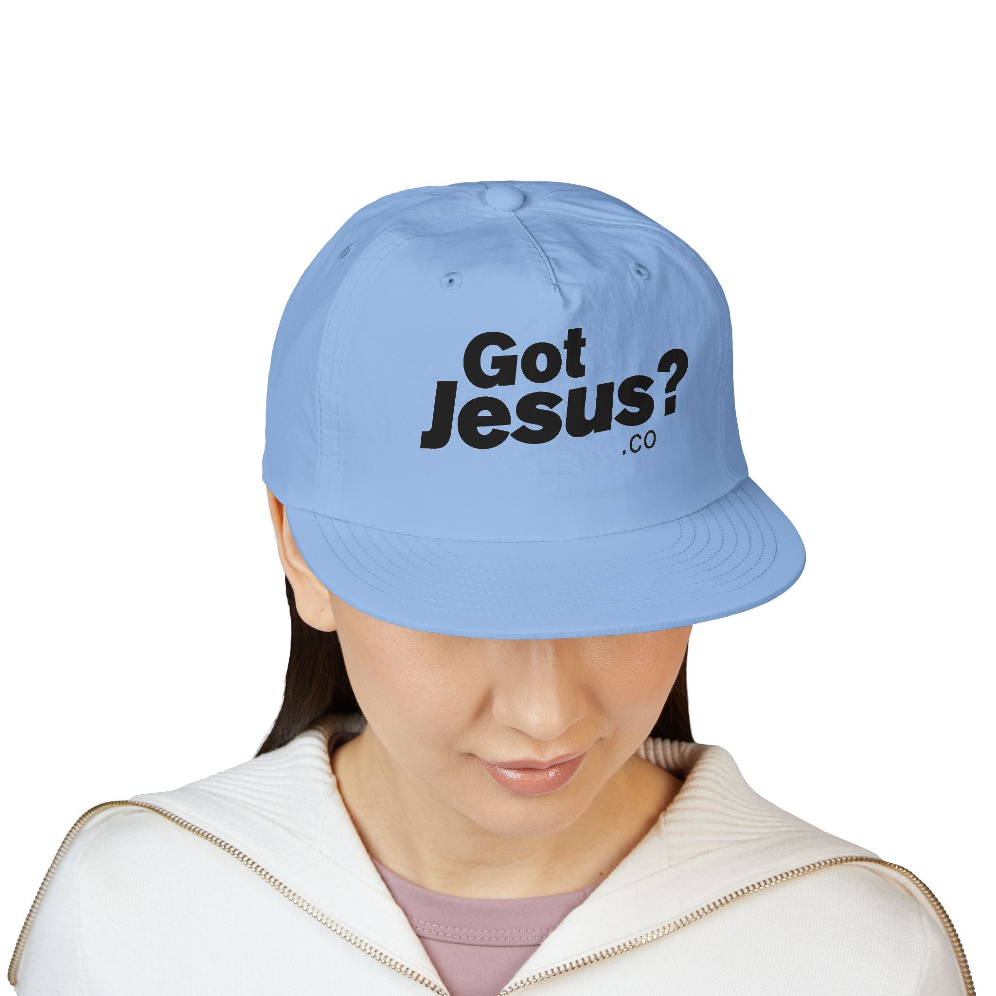 Got Jesus? Surf Cap | Faith-Based Beach Hat, Summer Accessory, Christian Gift, Cool Headwear, Beachwear