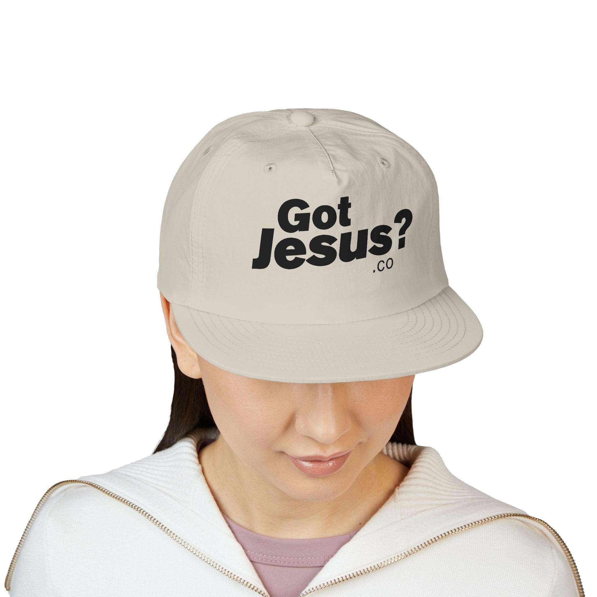 Got Jesus? Surf Cap | Faith-Based Beach Hat, Summer Accessory, Christian Gift, Cool Headwear, Beachwear