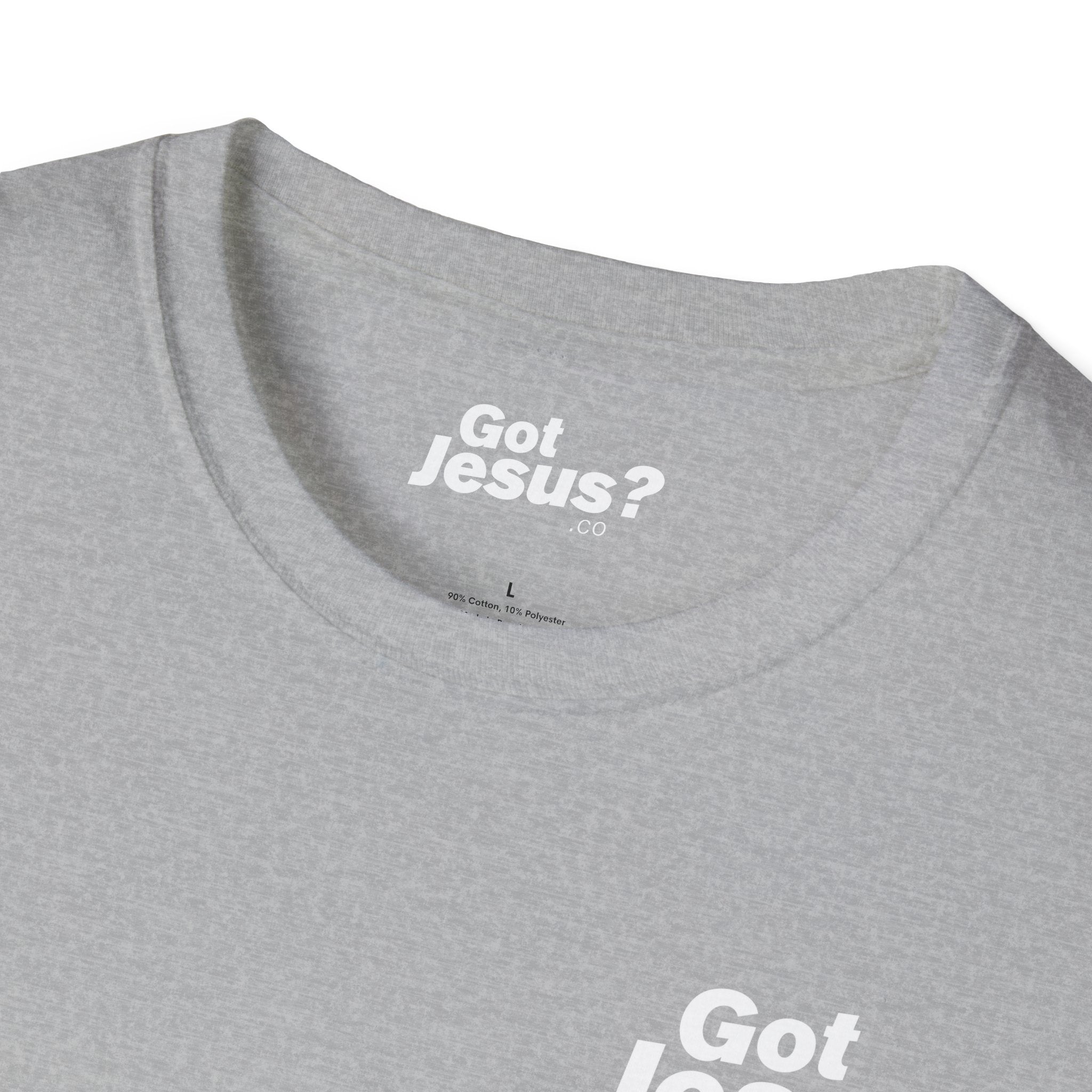 I was lost, but now I’m found — Luke 19:10 - Unisex Softstyle T-Shirt - Got Jesus?