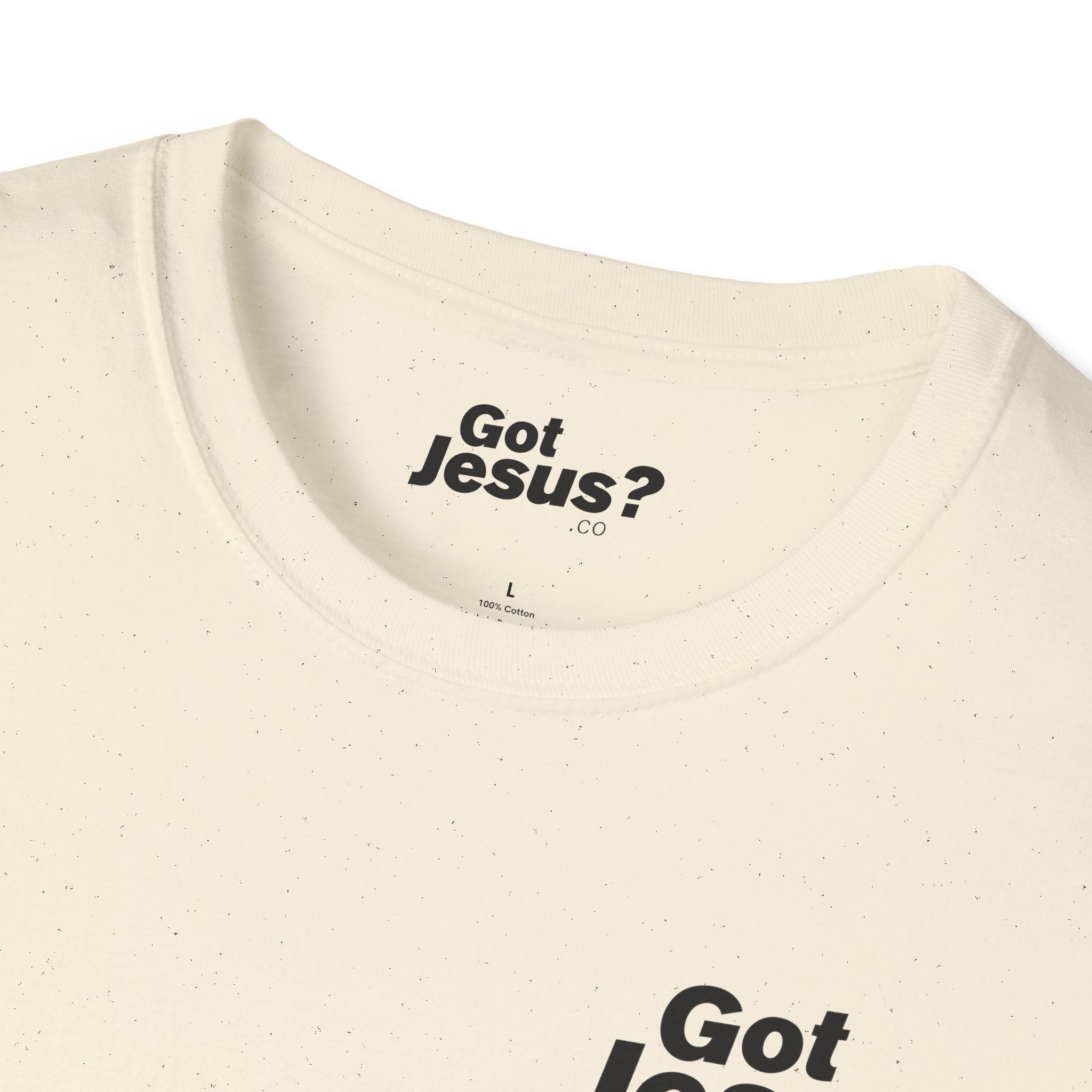 Saved by grace, living by faith — Ephesians 2:8  - Unisex Softstyle T-Shirt - Got Jesus?