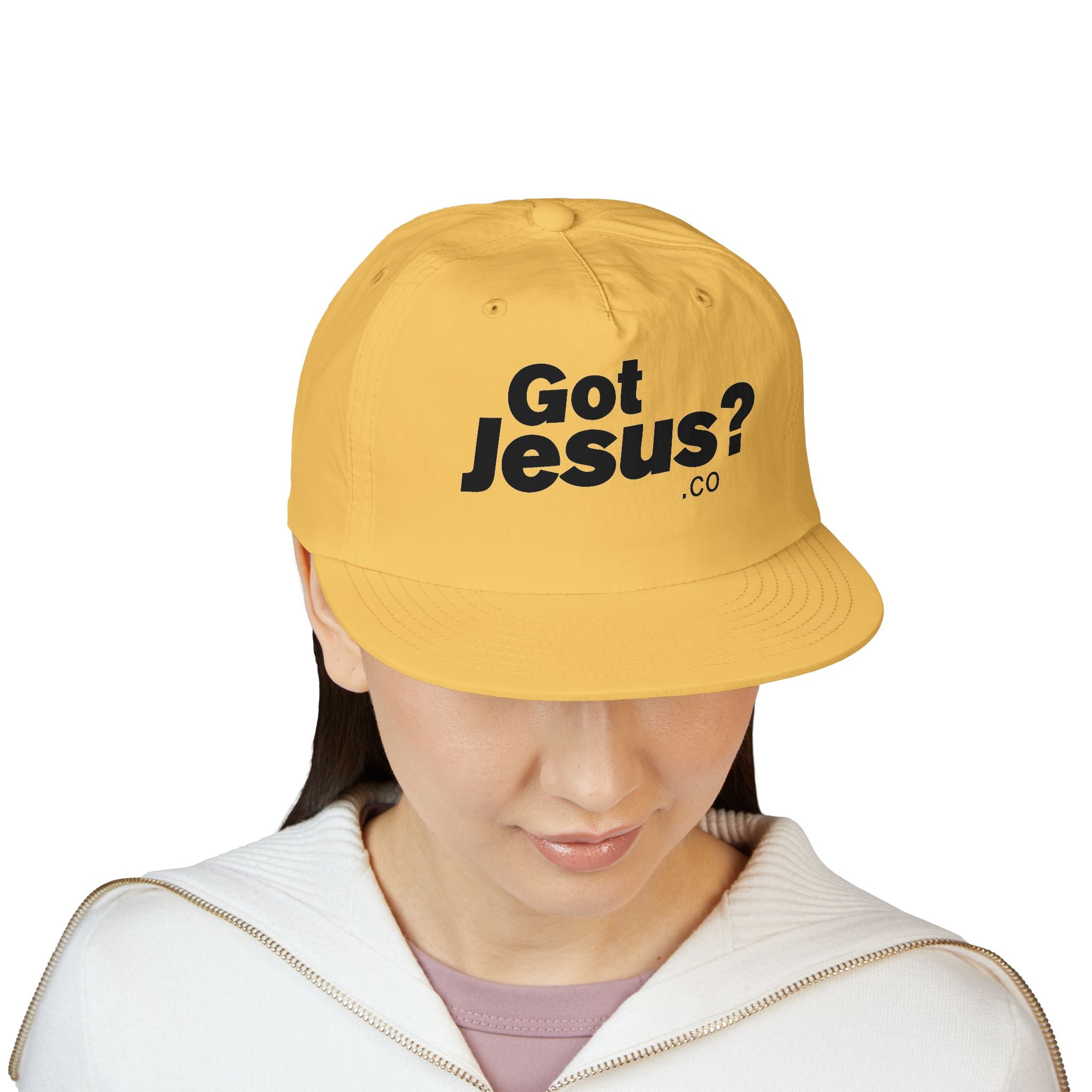 Got Jesus? Surf Cap | Faith-Based Beach Hat, Summer Accessory, Christian Gift, Cool Headwear, Beachwear