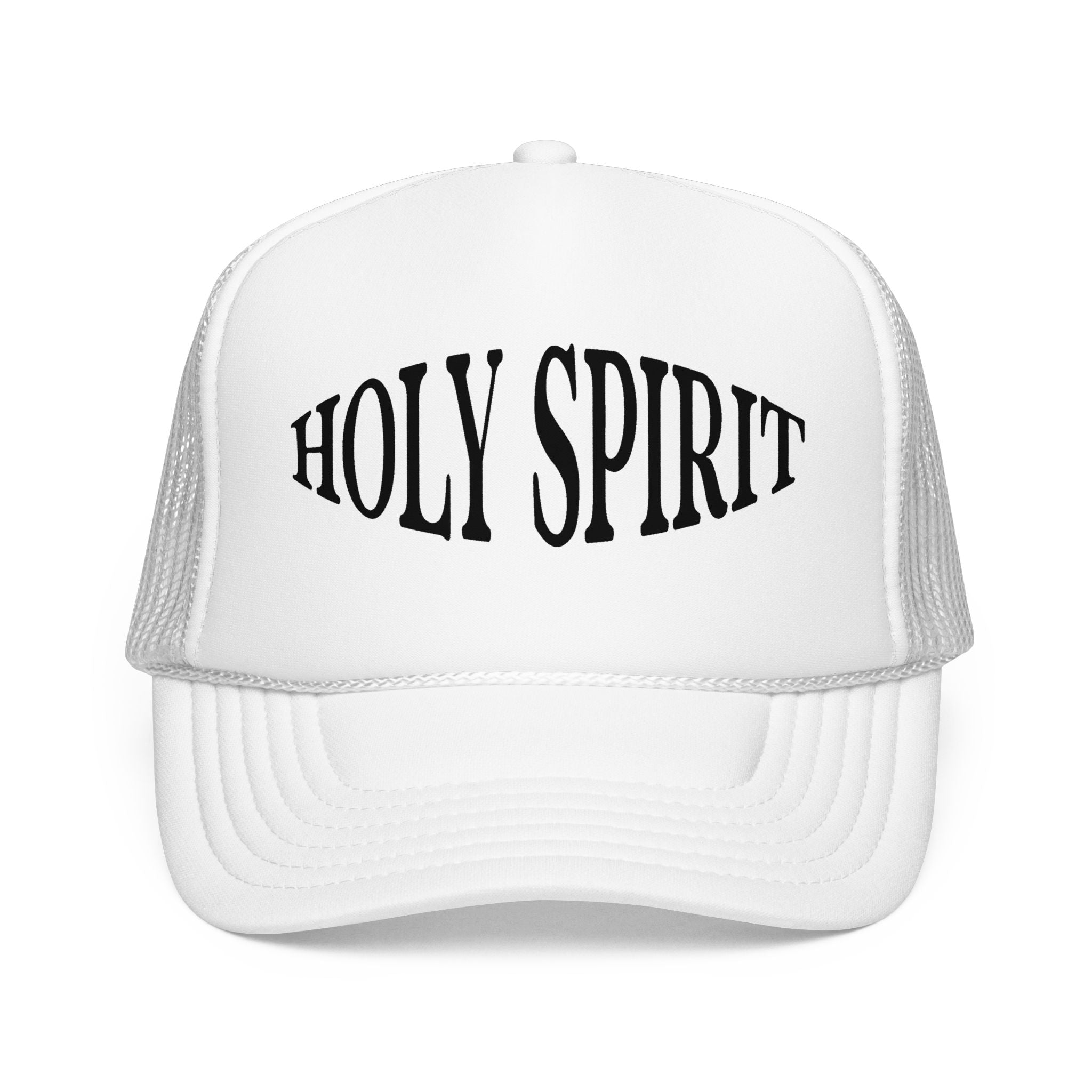 Holy Spirit Trucker Hat – Faith-Based Foam Mesh Cap