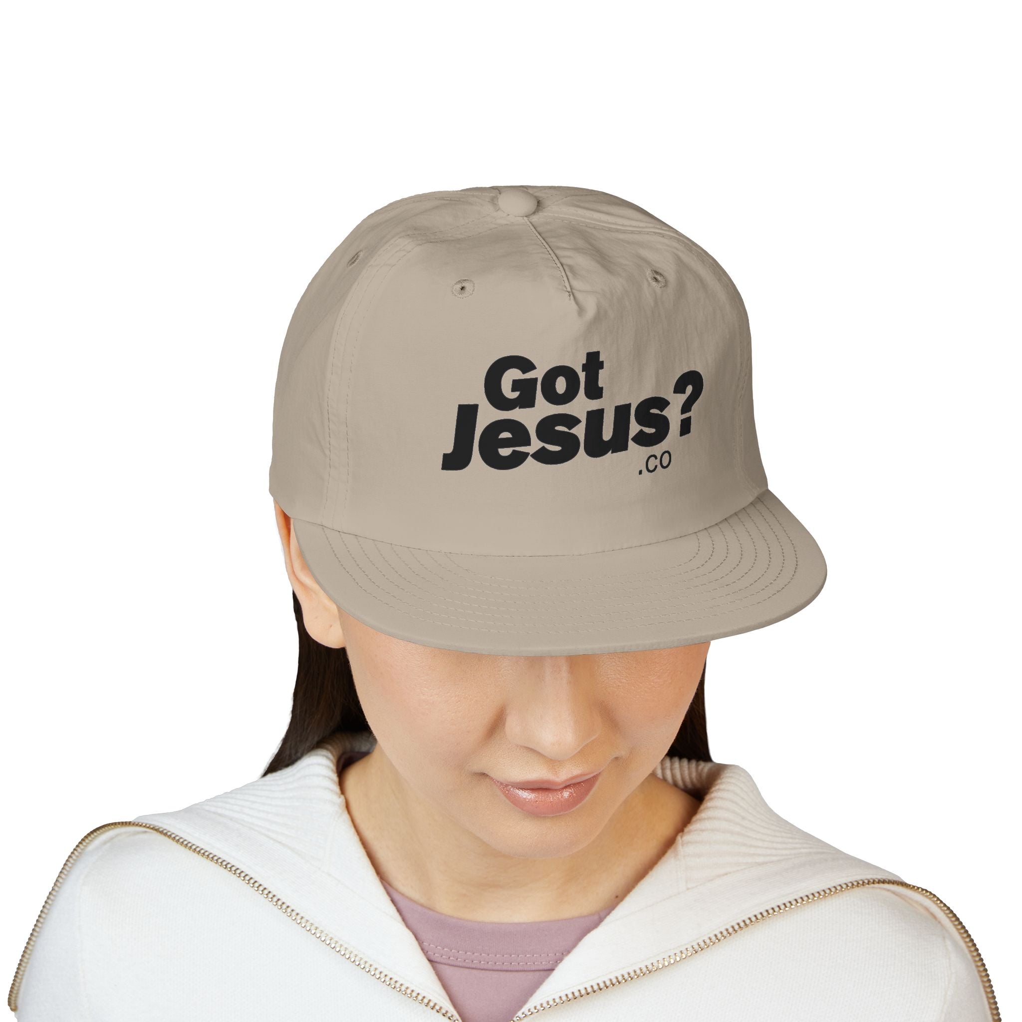 Got Jesus? Surf Cap | Faith-Based Beach Hat, Summer Accessory, Christian Gift, Cool Headwear, Beachwear
