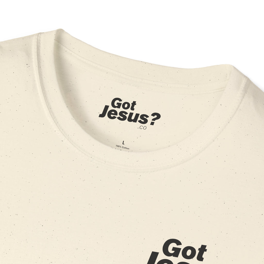 Jesus died for me, now I live for Him — 2 Corinthians 5:15 - Unisex Softstyle T-Shirt