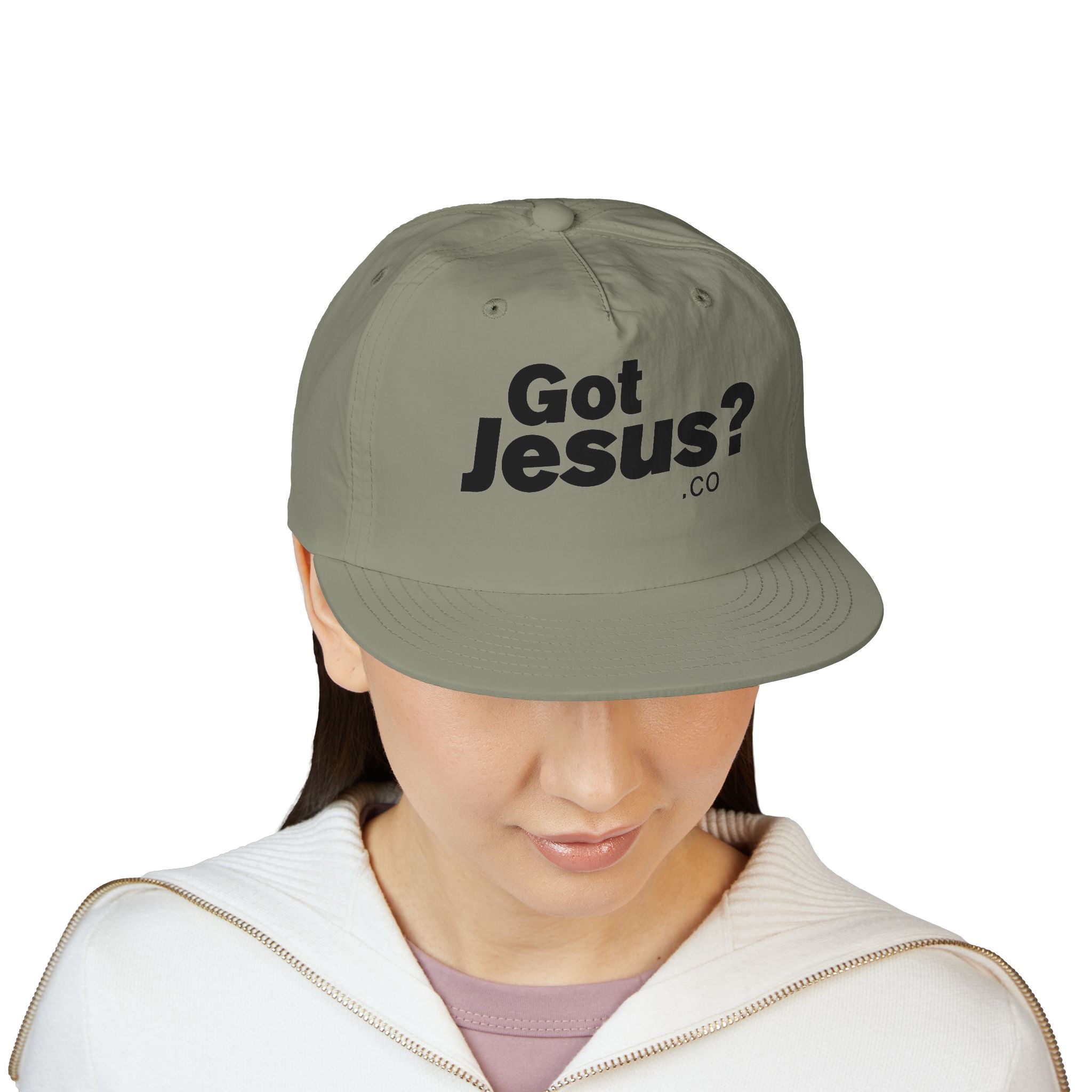 Got Jesus? Surf Cap | Faith-Based Beach Hat, Summer Accessory, Christian Gift, Cool Headwear, Beachwear