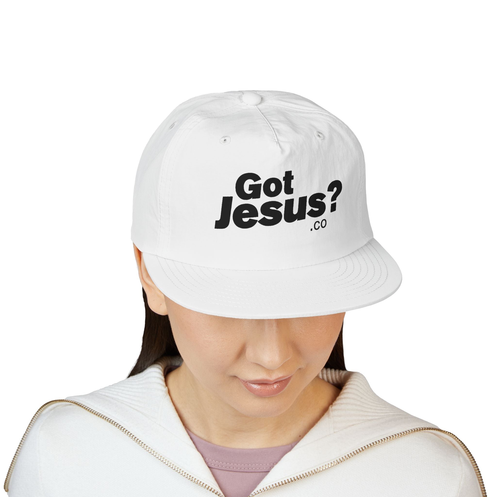 Got Jesus? Surf Cap | Faith-Based Beach Hat, Summer Accessory, Christian Gift, Cool Headwear, Beachwear