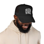Prayer Works Trucker Hat — Inspirational Religious Foam Cap