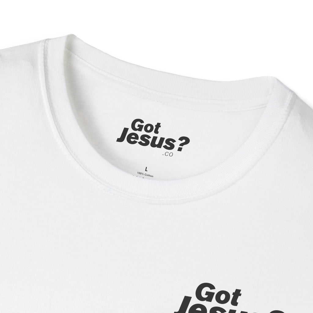 Christian T-Shirt — "Got Jesus?" Front & "Love Like Jesus Loved" Back Scripture Tee