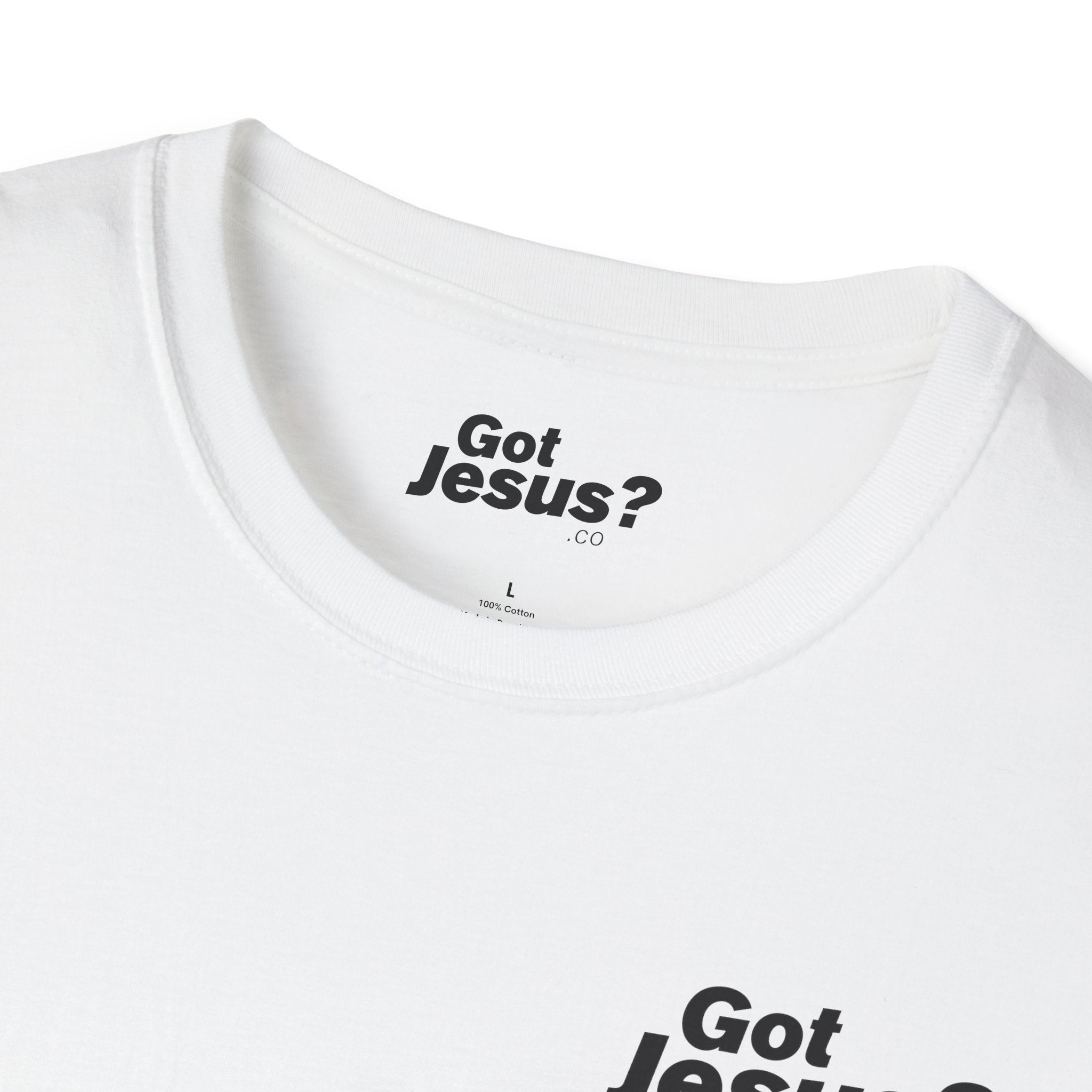 Christian T-Shirt — "Got Jesus?" Front & "Love Like Jesus Loved" Back Scripture Tee