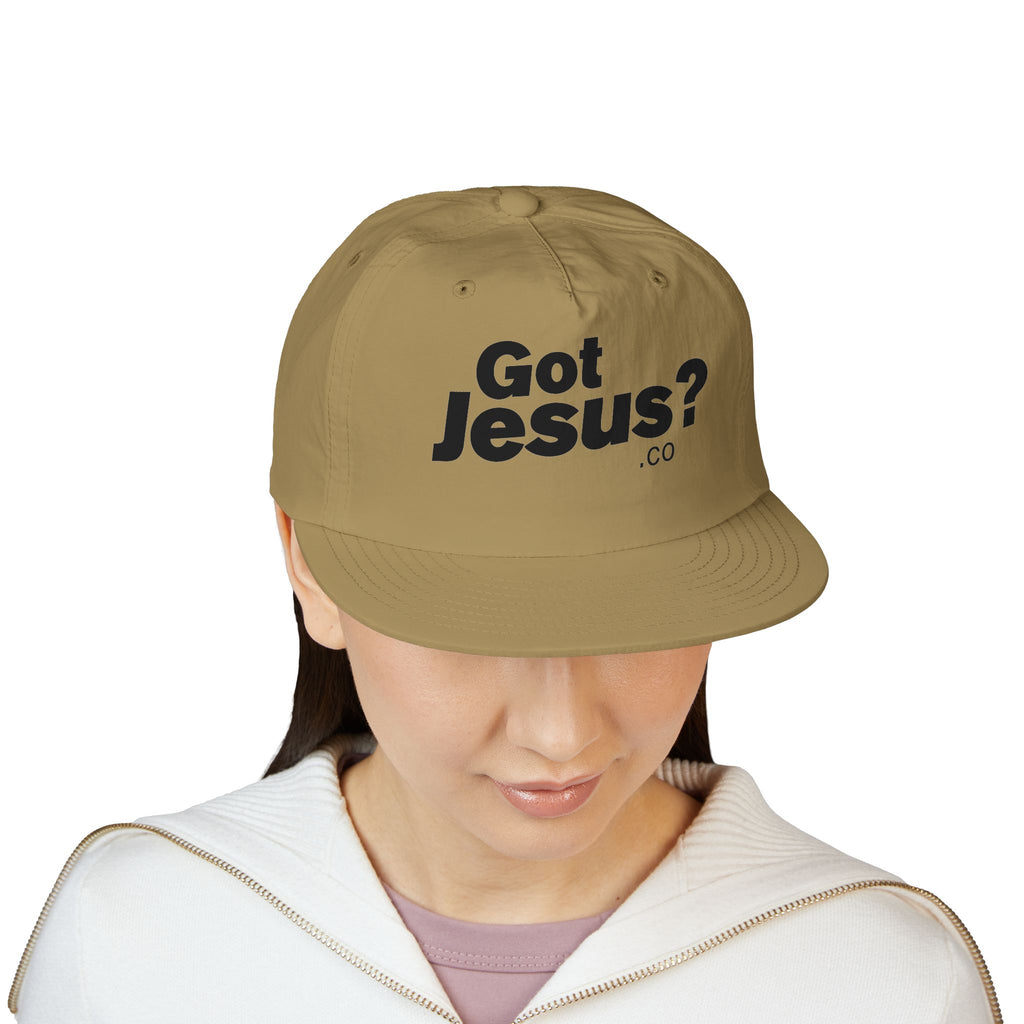 Got Jesus? Surf Cap | Faith-Based Beach Hat, Summer Accessory, Christian Gift, Cool Headwear, Beachwear