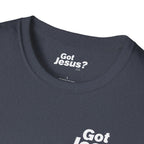 Saved by grace, living by faith — Ephesians 2:8 - Unisex Softstyle T-Shirt - Got Jesus?