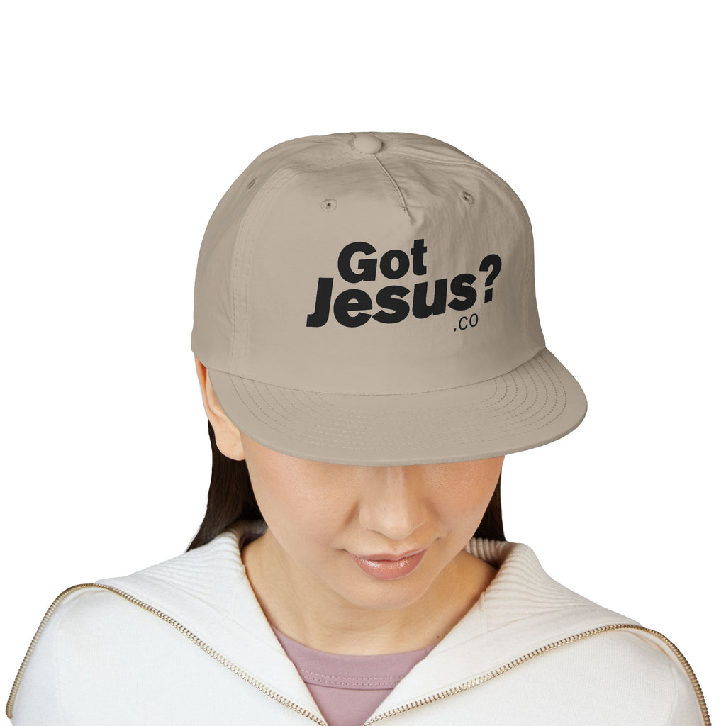 Got Jesus? Surf Cap | Faith-Based Beach Hat, Summer Accessory, Christian Gift, Cool Headwear, Beachwear