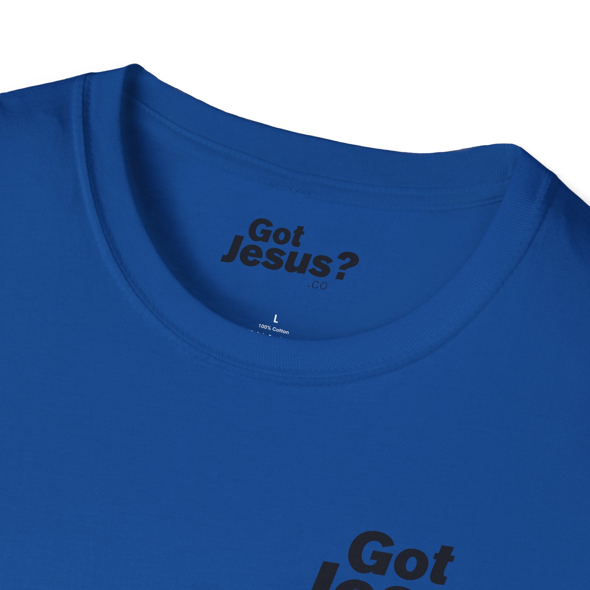 I was lost, but now I’m found — Luke 19:10 - Unisex Softstyle T-Shirt - Got Jesus?