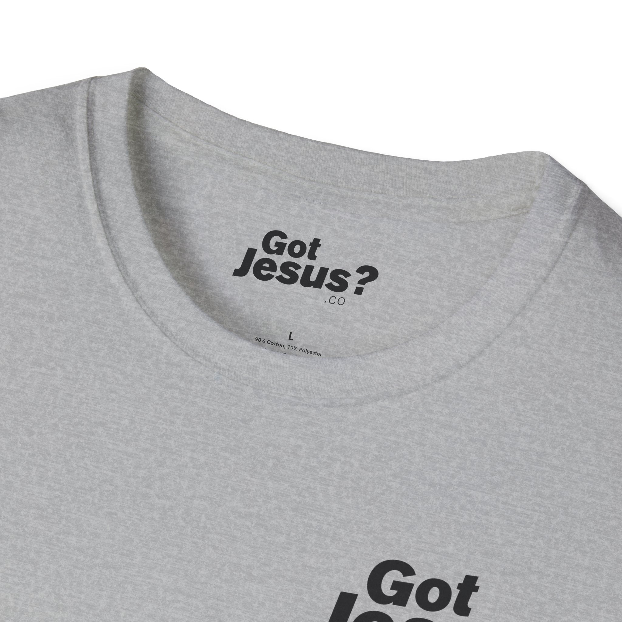 I was lost, but now I’m found — Luke 19:10 - Unisex Softstyle T-Shirt - Got Jesus?