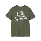 I was lost, but now I’m found — Luke 19:10 - Unisex Softstyle T-Shirt - Got Jesus?