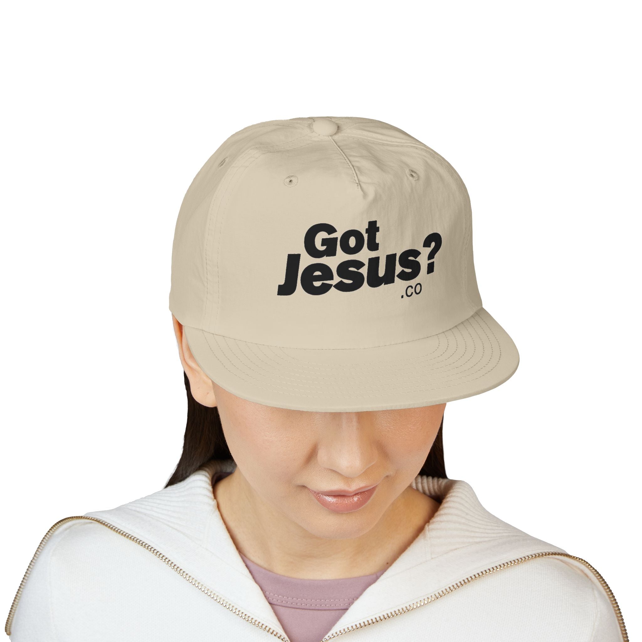 Got Jesus? Surf Cap | Faith-Based Beach Hat, Summer Accessory, Christian Gift, Cool Headwear, Beachwear