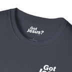 Jesus died for me, now I live for Him — 2 Corinthians 5:15 - Unisex Softstyle T-Shirt - Got Jesus?