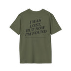 I was lost, but now I’m found — Luke 19:10 - Unisex Softstyle T-Shirt - Got Jesus?