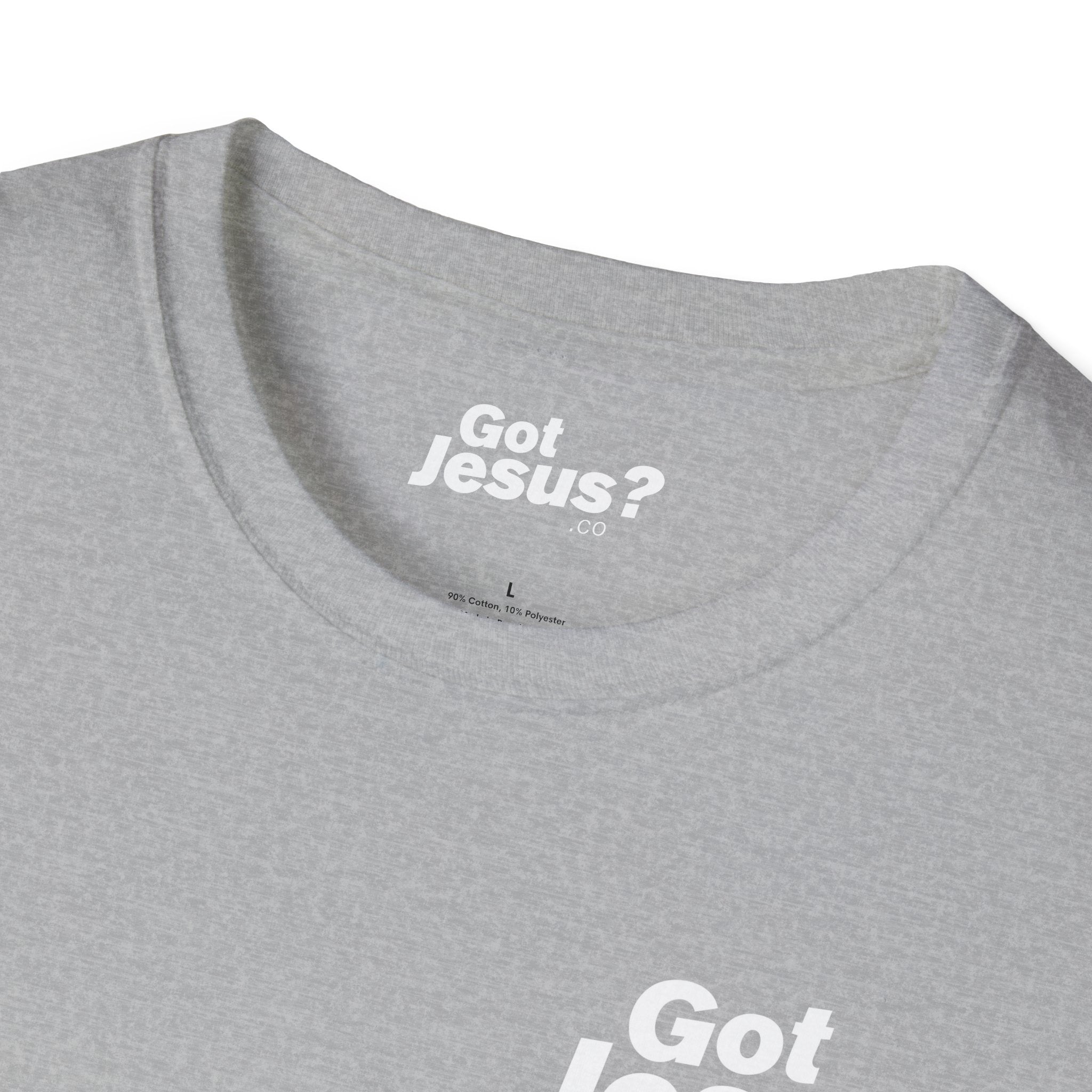 Saved by grace, living by faith — Ephesians 2:8 - Unisex Softstyle T-Shirt - Got Jesus?