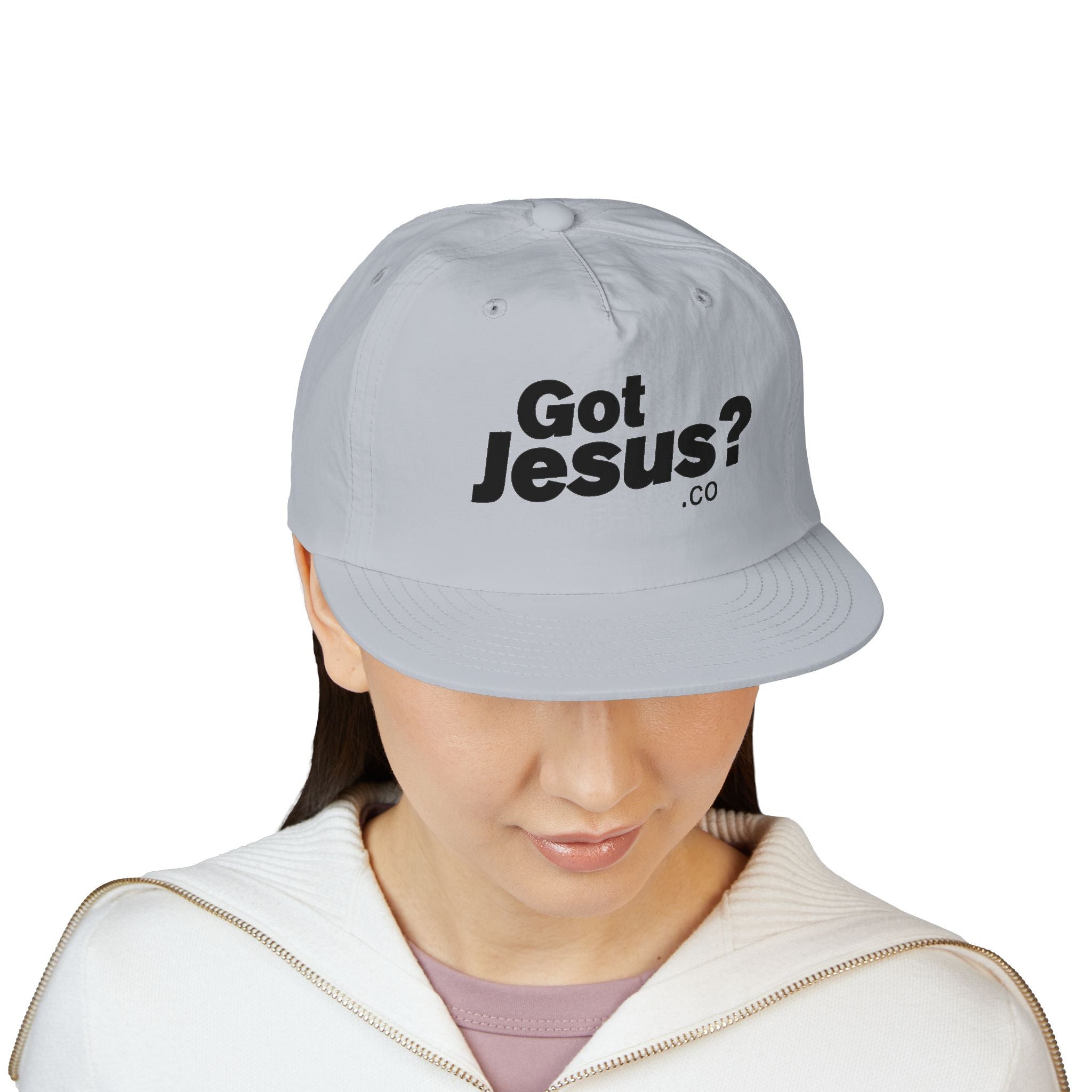 Got Jesus? Surf Cap | Faith-Based Beach Hat, Summer Accessory, Christian Gift, Cool Headwear, Beachwear