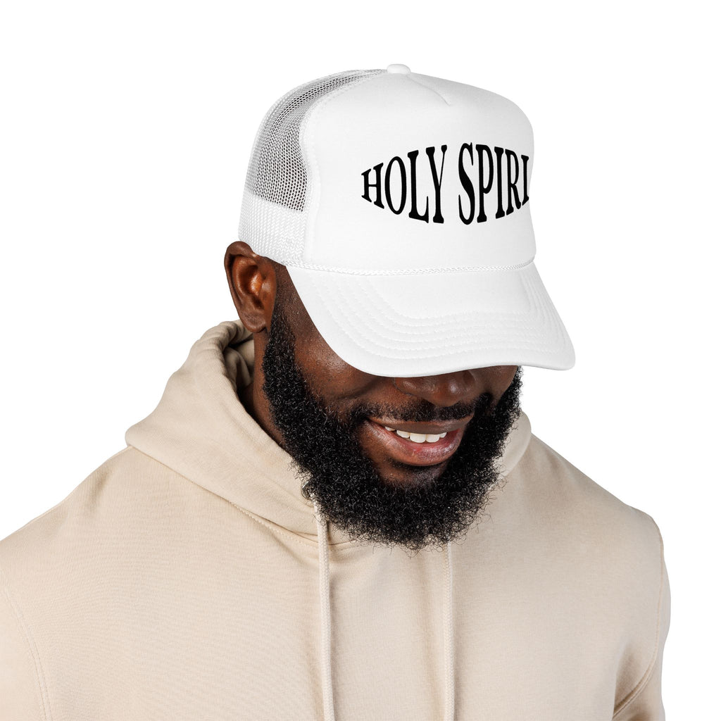 Holy Spirit Trucker Hat – Faith-Based Foam Mesh Cap