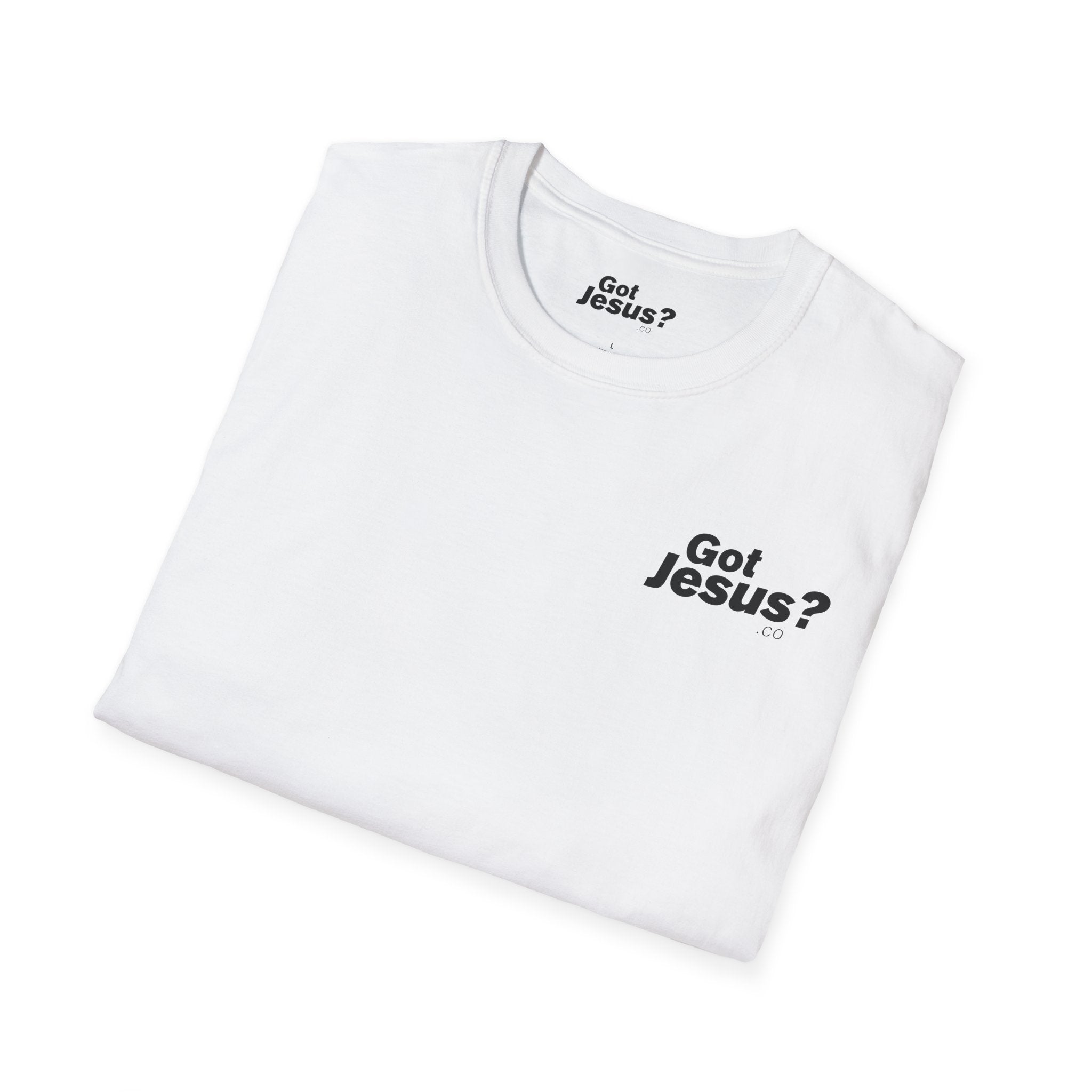 Our World Needs Jesus T-Shirt — "Got Jesus?" Front Christian Tee