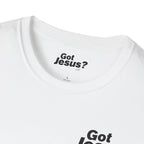 Saved by grace, living by faith — Ephesians 2:8  - Unisex Softstyle T-Shirt - Got Jesus?