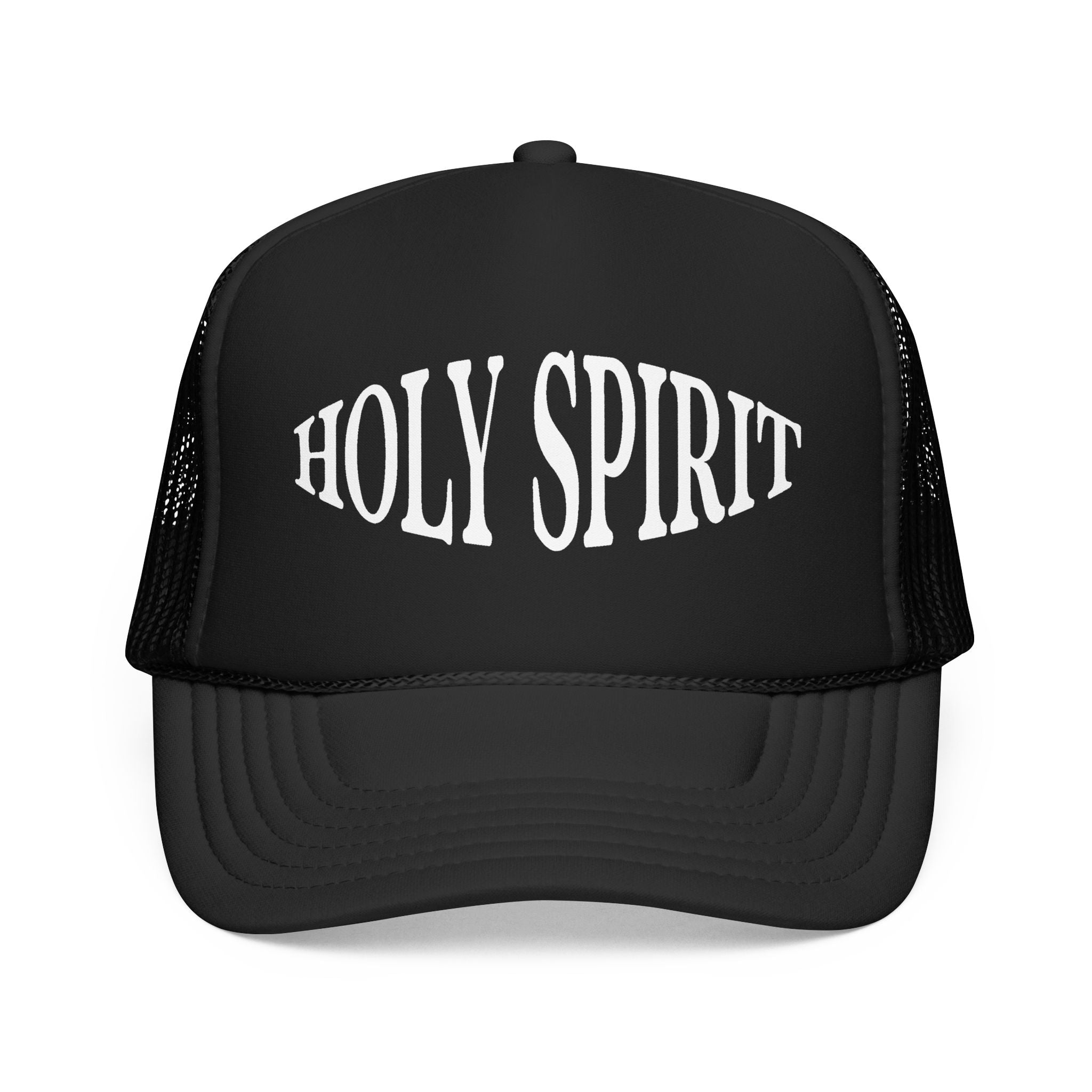 Holy Spirit Trucker Hat – Faith-Based Foam Mesh Cap