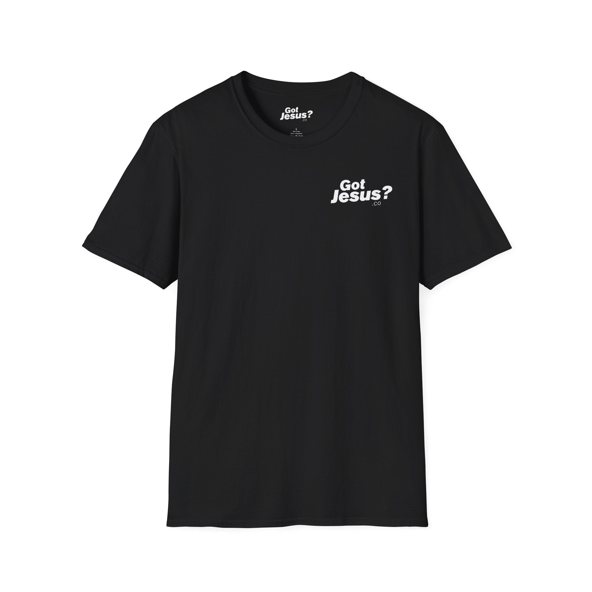 Christian T-Shirt — "Got Jesus?" Front & "Love Like Jesus Loved" Back Scripture Tee