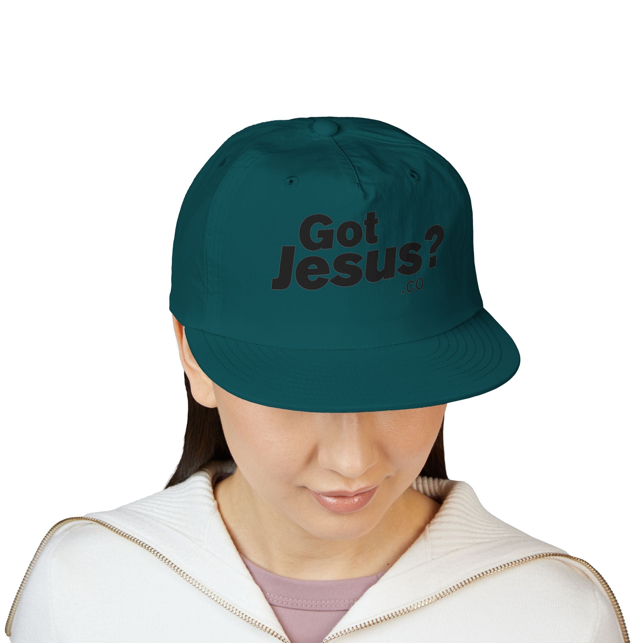 Got Jesus? Surf Cap | Faith-Based Beach Hat, Summer Accessory, Christian Gift, Cool Headwear, Beachwear