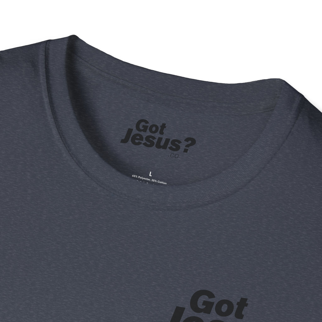 I was lost, but now I’m found — Luke 19:10 - Unisex Softstyle T-Shirt - Got Jesus?