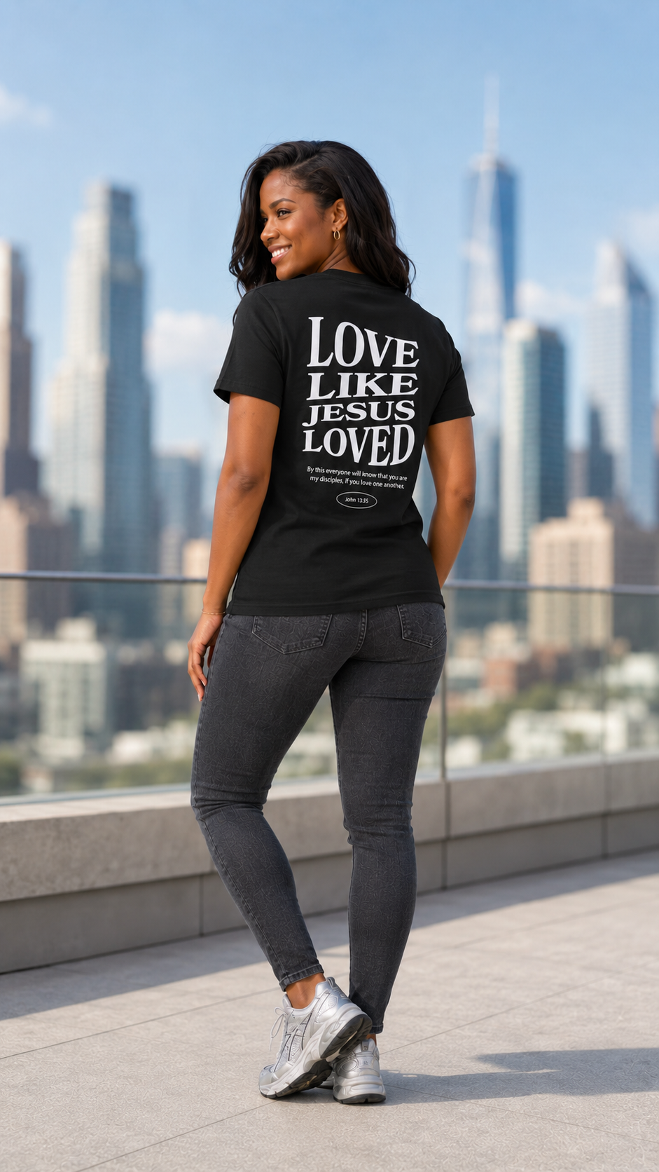Christian T-Shirt — "Got Jesus?" Front & "Love Like Jesus Loved" Back Scripture Tee
