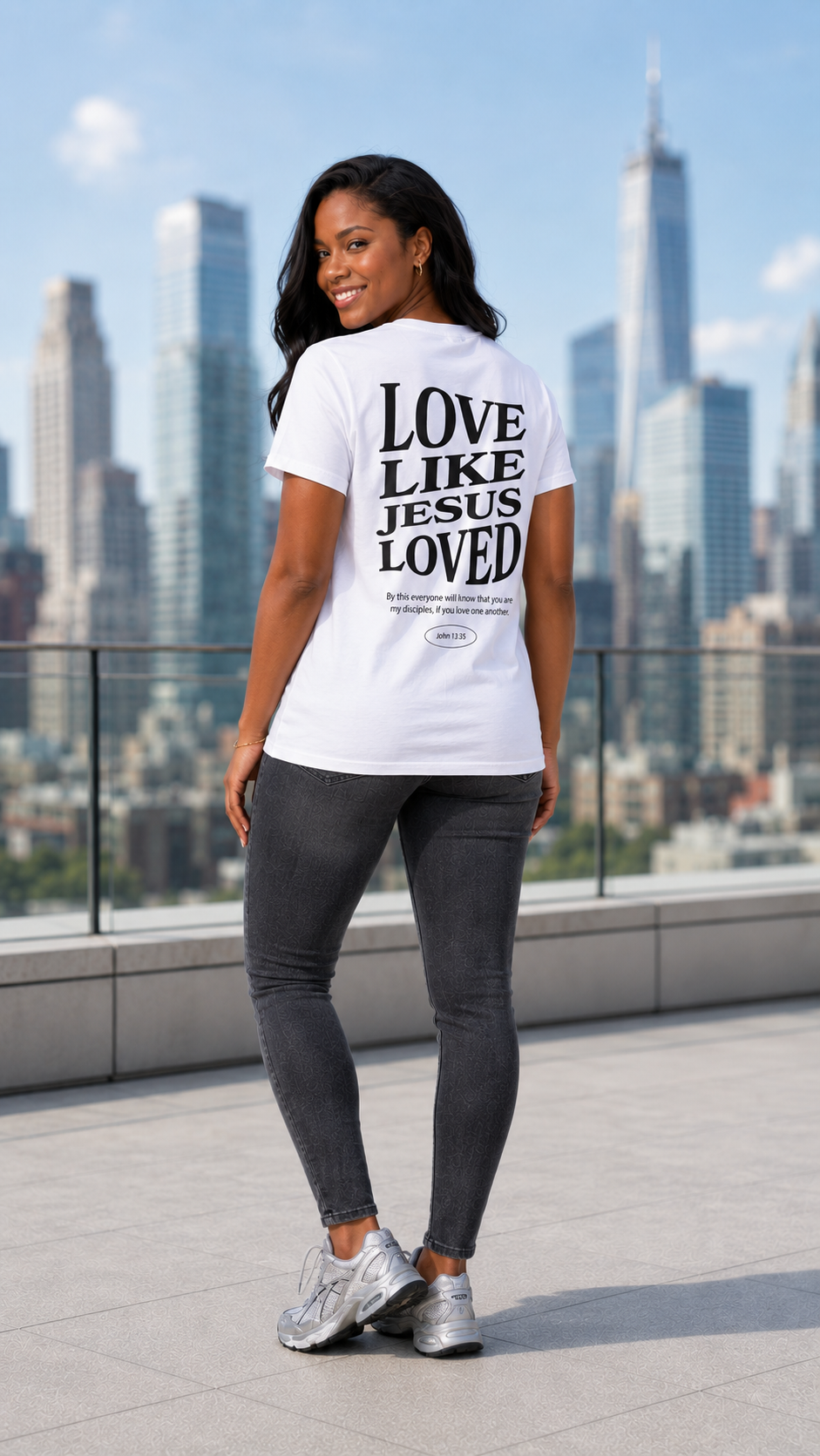 Christian T-Shirt — "Got Jesus?" Front & "Love Like Jesus Loved" Back Scripture Tee
