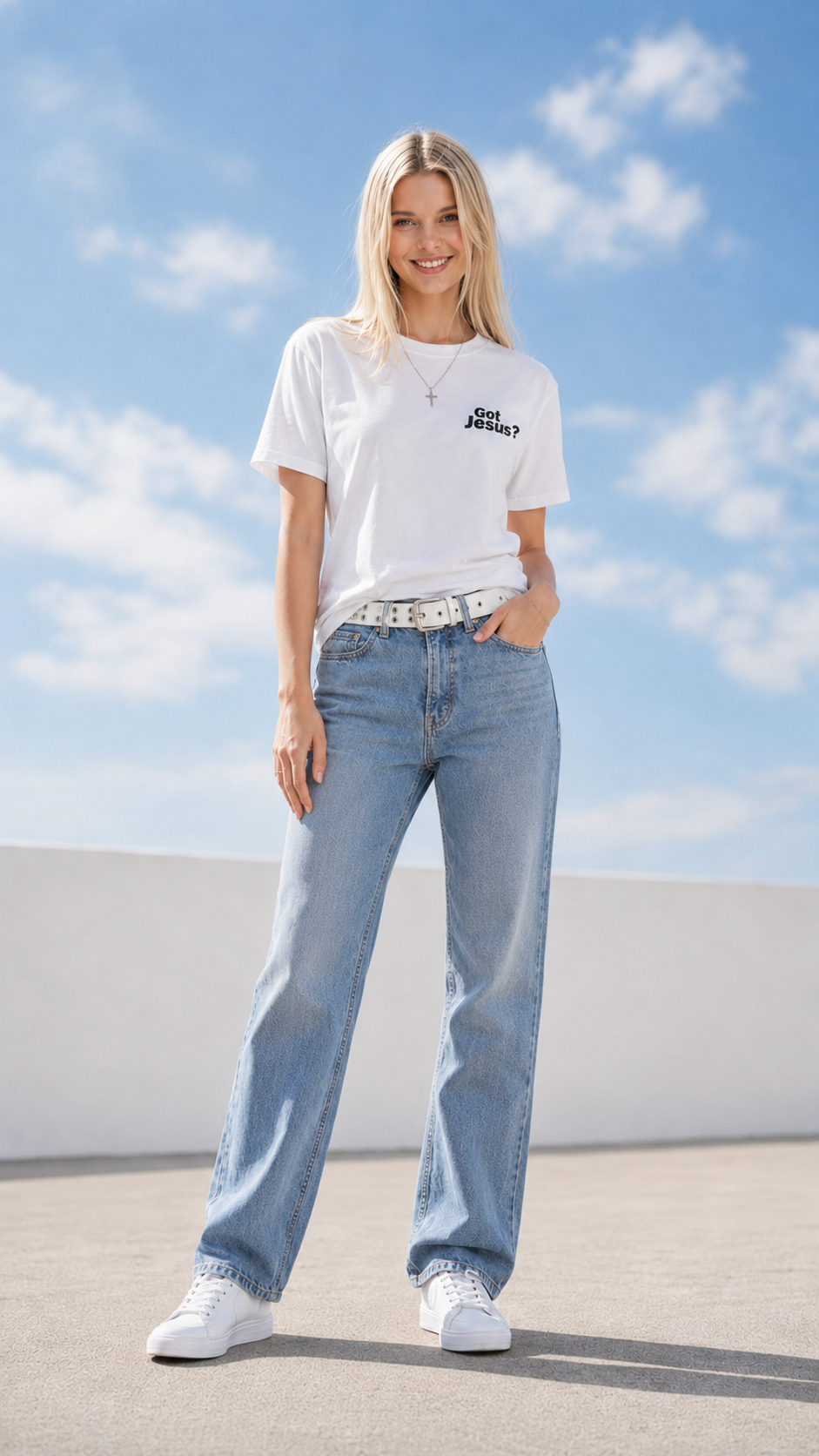 Saved by Grace T-Shirt — "Living by Faith" Christian Tee