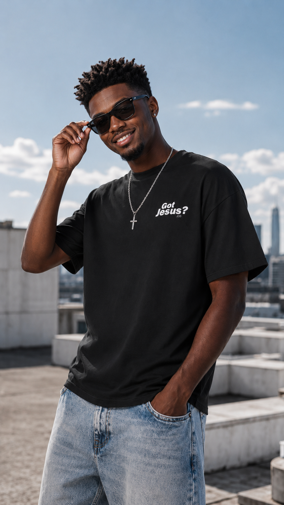 Christian T‑Shirt - "Got Jesus?" Front & "Jesus Died For Me, Now I Live For Him" Back